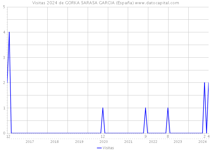 Visitas 2024 de GORKA SARASA GARCIA (España) 