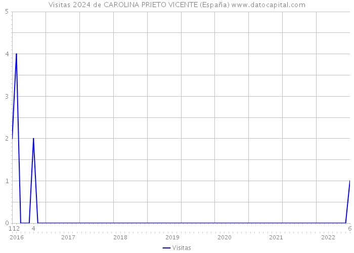 Visitas 2024 de CAROLINA PRIETO VICENTE (España) 