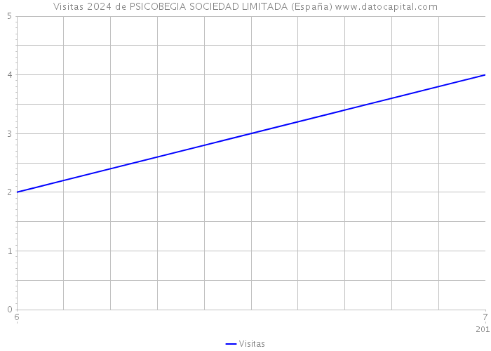 Visitas 2024 de PSICOBEGIA SOCIEDAD LIMITADA (España) 