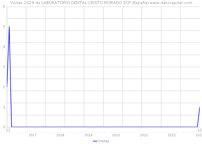 Visitas 2024 de LABORATORIO DENTAL CRISTO MORADO SCP (España) 