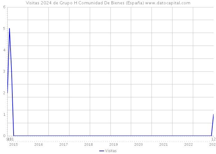 Visitas 2024 de Grupo H Comunidad De Bienes (España) 