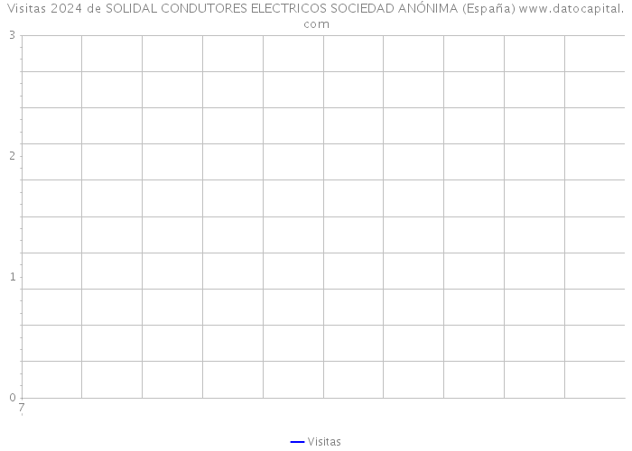 Visitas 2024 de SOLIDAL CONDUTORES ELECTRICOS SOCIEDAD ANÓNIMA (España) 