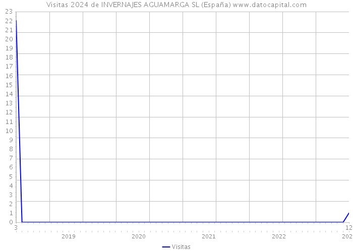 Visitas 2024 de INVERNAJES AGUAMARGA SL (España) 