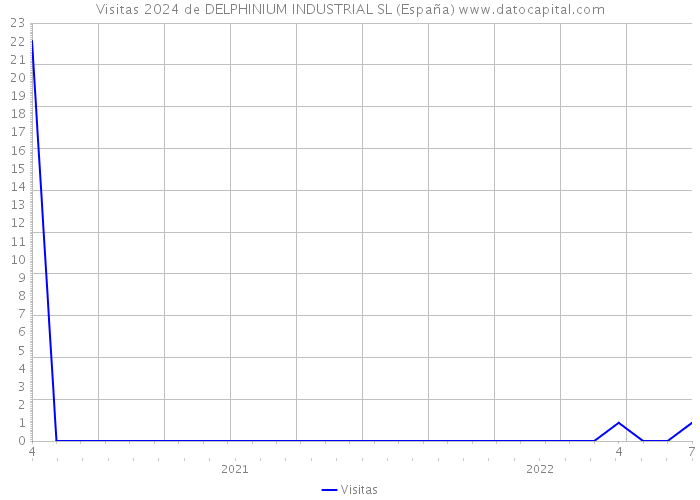 Visitas 2024 de DELPHINIUM INDUSTRIAL SL (España) 