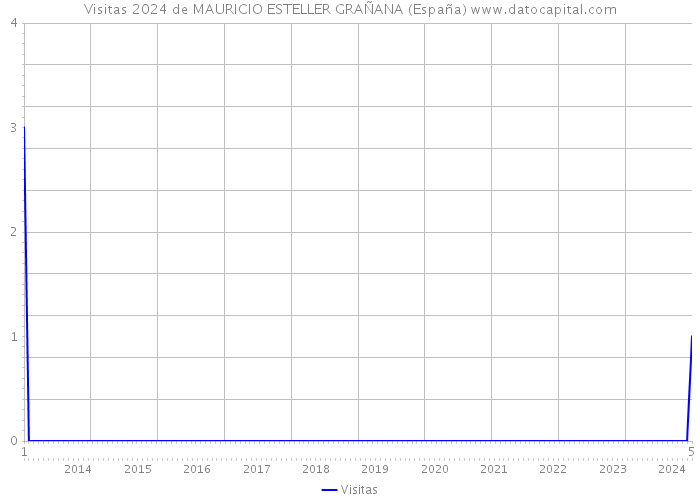 Visitas 2024 de MAURICIO ESTELLER GRAÑANA (España) 