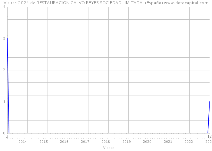 Visitas 2024 de RESTAURACION CALVO REYES SOCIEDAD LIMITADA. (España) 