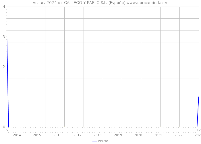 Visitas 2024 de GALLEGO Y PABLO S.L. (España) 