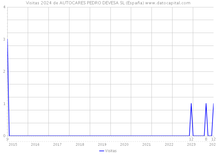 Visitas 2024 de AUTOCARES PEDRO DEVESA SL (España) 