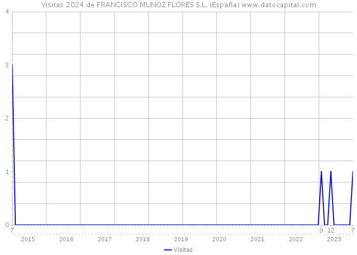 Visitas 2024 de FRANCISCO MUNOZ FLORES S.L. (España) 