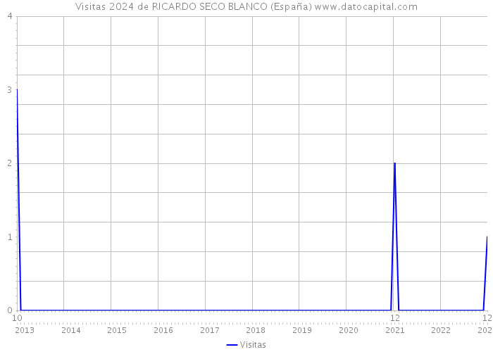 Visitas 2024 de RICARDO SECO BLANCO (España) 