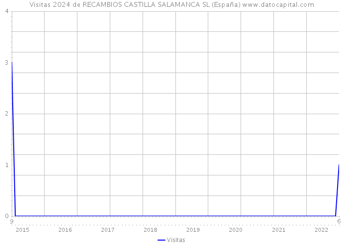 Visitas 2024 de RECAMBIOS CASTILLA SALAMANCA SL (España) 