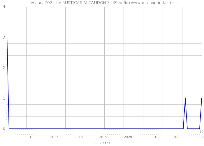 Visitas 2024 de RUSTICAS ALCAUDON SL (España) 