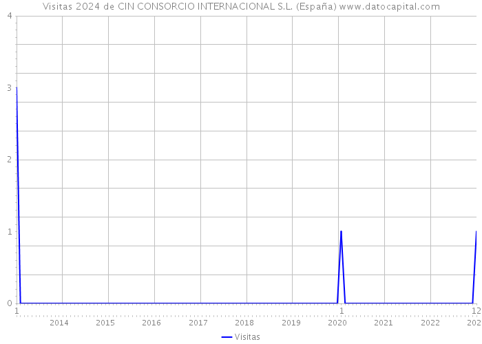 Visitas 2024 de CIN CONSORCIO INTERNACIONAL S.L. (España) 