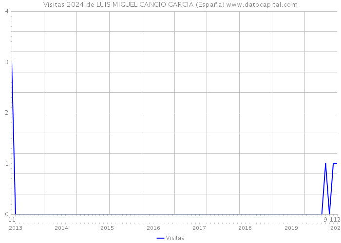 Visitas 2024 de LUIS MIGUEL CANCIO GARCIA (España) 
