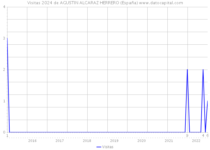 Visitas 2024 de AGUSTIN ALCARAZ HERRERO (España) 