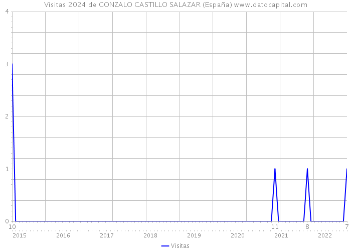 Visitas 2024 de GONZALO CASTILLO SALAZAR (España) 