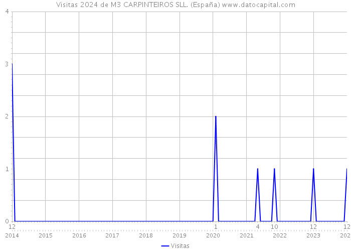Visitas 2024 de M3 CARPINTEIROS SLL. (España) 