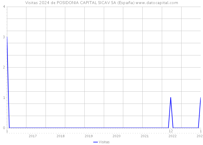 Visitas 2024 de POSIDONIA CAPITAL SICAV SA (España) 