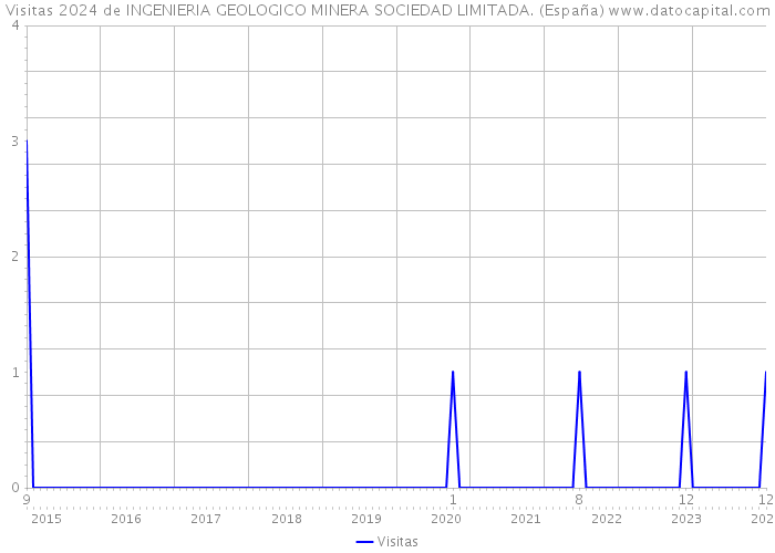 Visitas 2024 de INGENIERIA GEOLOGICO MINERA SOCIEDAD LIMITADA. (España) 