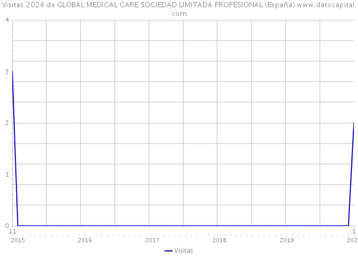 Visitas 2024 de GLOBAL MEDICAL CARE SOCIEDAD LIMITADA PROFESIONAL (España) 