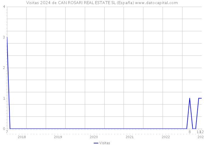 Visitas 2024 de CAN ROSARI REAL ESTATE SL (España) 