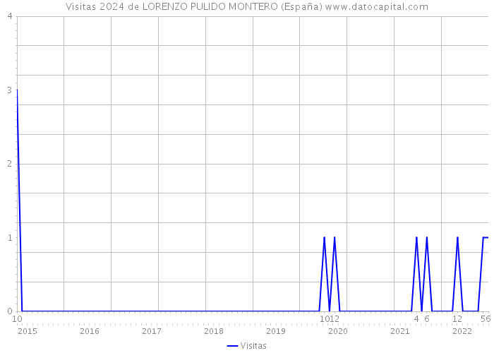 Visitas 2024 de LORENZO PULIDO MONTERO (España) 
