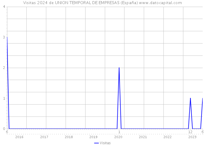 Visitas 2024 de UNION TEMPORAL DE EMPRESAS (España) 