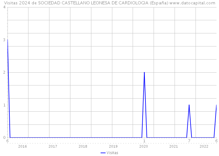 Visitas 2024 de SOCIEDAD CASTELLANO LEONESA DE CARDIOLOGIA (España) 