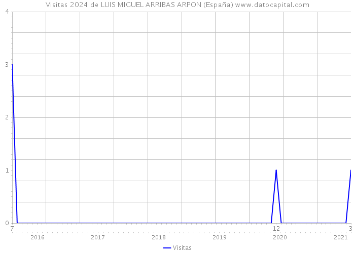 Visitas 2024 de LUIS MIGUEL ARRIBAS ARPON (España) 