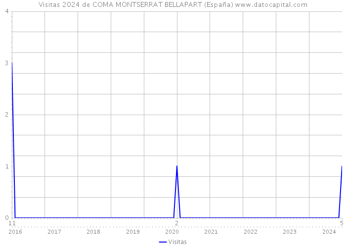 Visitas 2024 de COMA MONTSERRAT BELLAPART (España) 