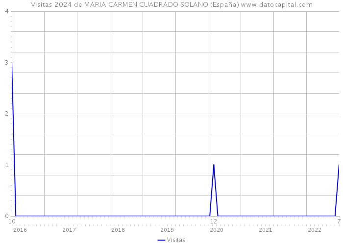 Visitas 2024 de MARIA CARMEN CUADRADO SOLANO (España) 