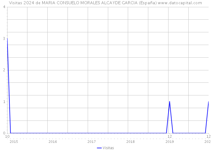 Visitas 2024 de MARIA CONSUELO MORALES ALCAYDE GARCIA (España) 