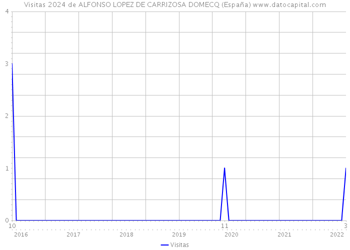 Visitas 2024 de ALFONSO LOPEZ DE CARRIZOSA DOMECQ (España) 