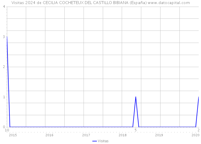Visitas 2024 de CECILIA COCHETEUX DEL CASTILLO BIBIANA (España) 