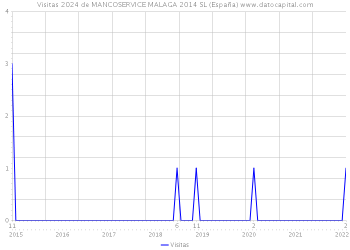 Visitas 2024 de MANCOSERVICE MALAGA 2014 SL (España) 