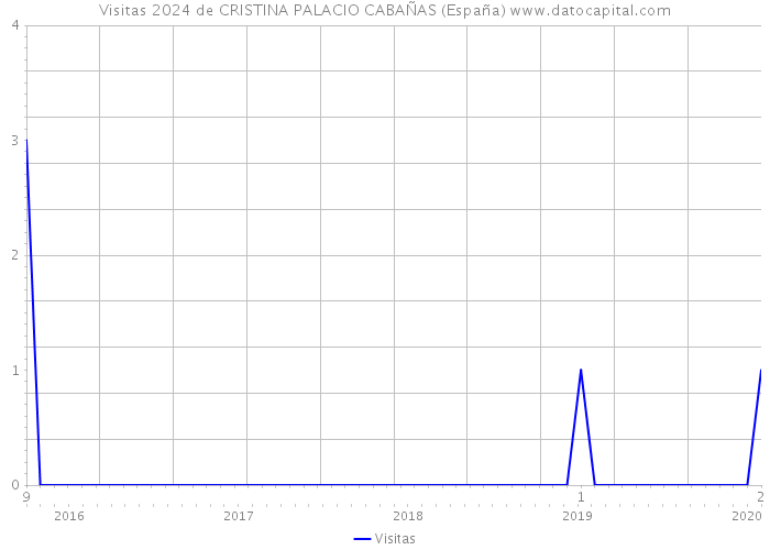 Visitas 2024 de CRISTINA PALACIO CABAÑAS (España) 