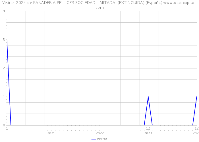 Visitas 2024 de PANADERIA PELLICER SOCIEDAD LIMITADA. (EXTINGUIDA) (España) 