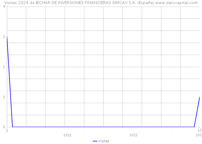 Visitas 2024 de BICHAR DE INVERSIONES FINANCIERAS SIMCAV S.A. (España) 