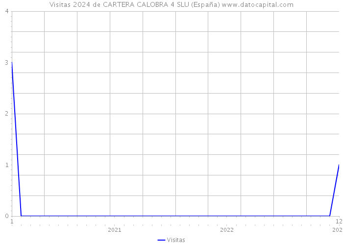 Visitas 2024 de CARTERA CALOBRA 4 SLU (España) 