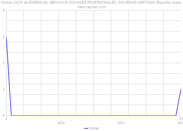 Visitas 2024 de ESSENCIAL SERVICIOS SOCIALES PROFESIONALES, SOCIEDAD LIMITADA (España) 