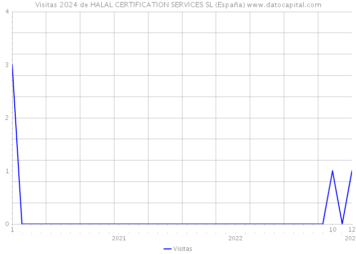 Visitas 2024 de HALAL CERTIFICATION SERVICES SL (España) 