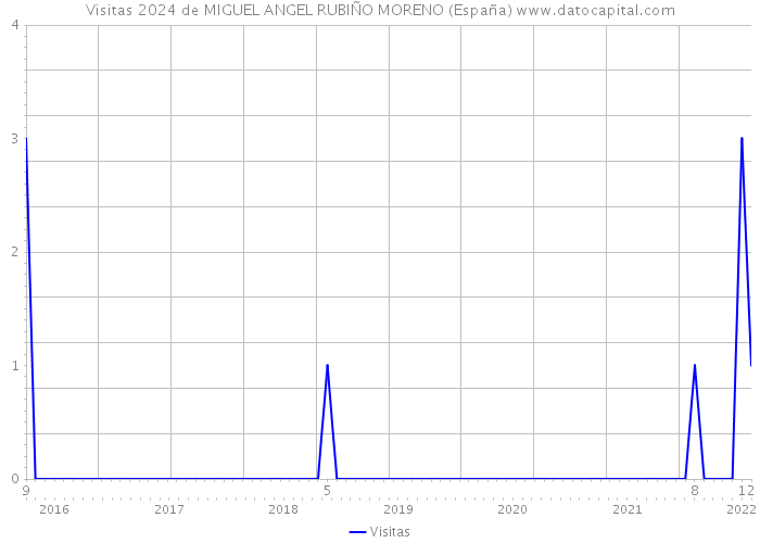 Visitas 2024 de MIGUEL ANGEL RUBIÑO MORENO (España) 