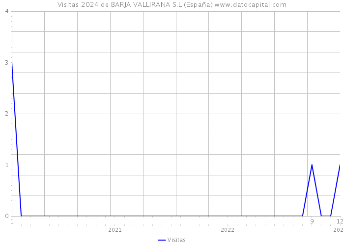 Visitas 2024 de BARJA VALLIRANA S.L (España) 