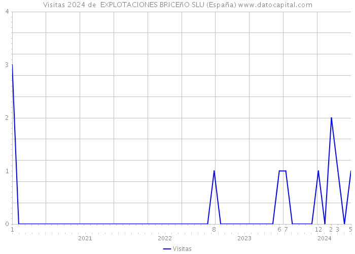 Visitas 2024 de  EXPLOTACIONES BRICEñO SLU (España) 