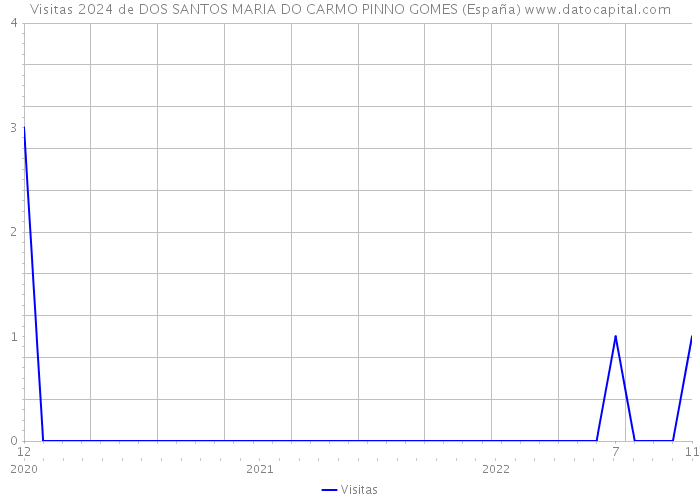Visitas 2024 de DOS SANTOS MARIA DO CARMO PINNO GOMES (España) 