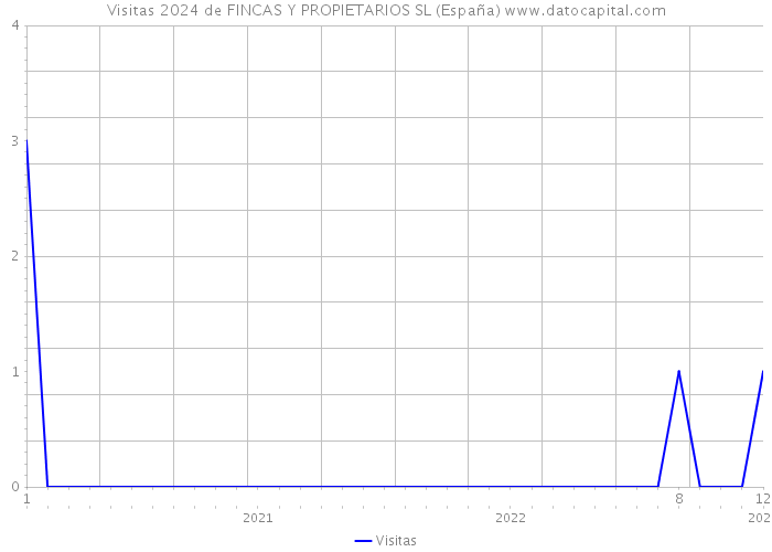 Visitas 2024 de FINCAS Y PROPIETARIOS SL (España) 