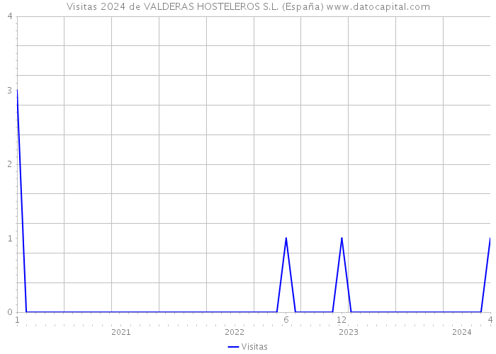 Visitas 2024 de VALDERAS HOSTELEROS S.L. (España) 