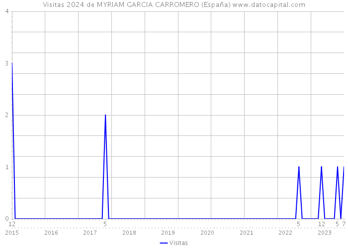 Visitas 2024 de MYRIAM GARCIA CARROMERO (España) 