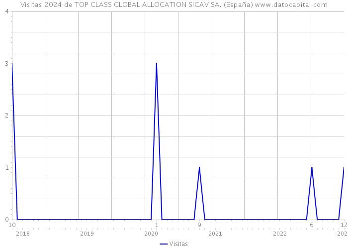 Visitas 2024 de TOP CLASS GLOBAL ALLOCATION SICAV SA. (España) 