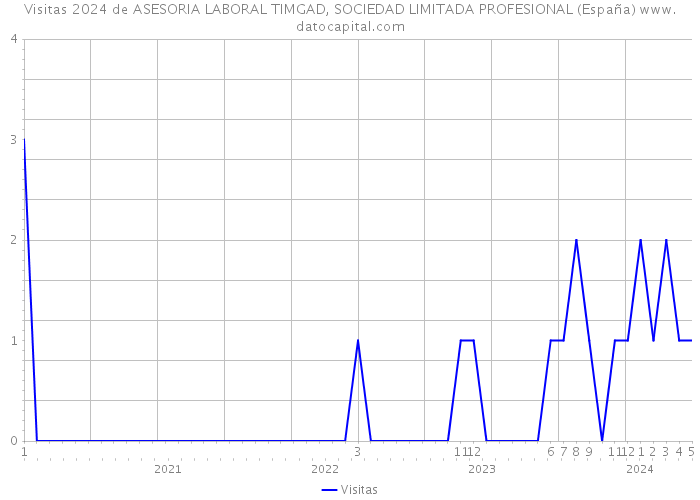 Visitas 2024 de ASESORIA LABORAL TIMGAD, SOCIEDAD LIMITADA PROFESIONAL (España) 